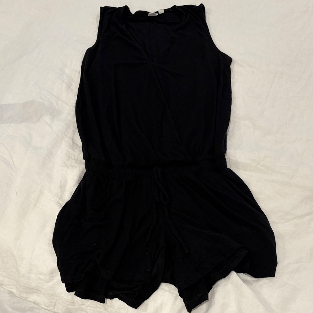 GAP Black Sleeveless Romper